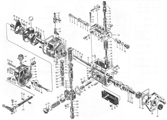 495AG डीजल इंजन स्पेयर पार्ट - फ्यूल इंजेक्शन पंप - 495A-30000