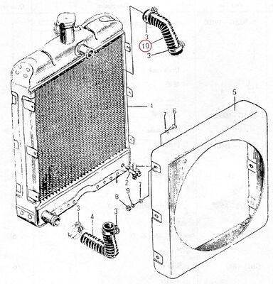 495AG डीजल इंजन स्पेयर पार्ट - होज़ आउटलेट 495AG-00001 मेड इन चाइना