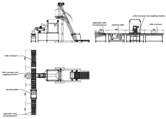 10बैग/मिनट क्षमता और आसान संचालन के साथ फास्टनरों के लिए स्वचालित कार्टन पैकिंग मशीन