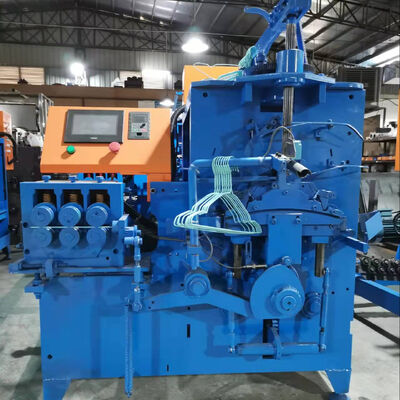 उच्च गति पीवीसी-लेपित स्टील वायर हैंगर बनाने की मशीन 2.2KW की शक्ति के साथ कुशल उत्पादन के लिए