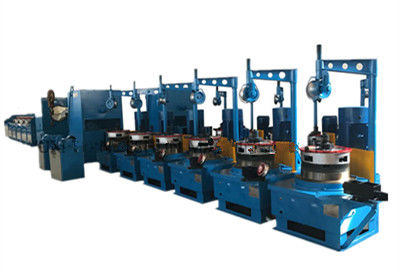 विद्युत तार ड्राइंग मशीन 0.8-5 मिमी आउटलेट व्यास पीएलसी नियंत्रण